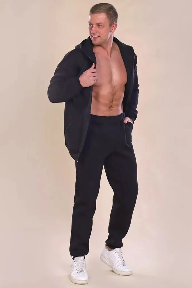 Костюм с брюками 888 Zipper (серый)