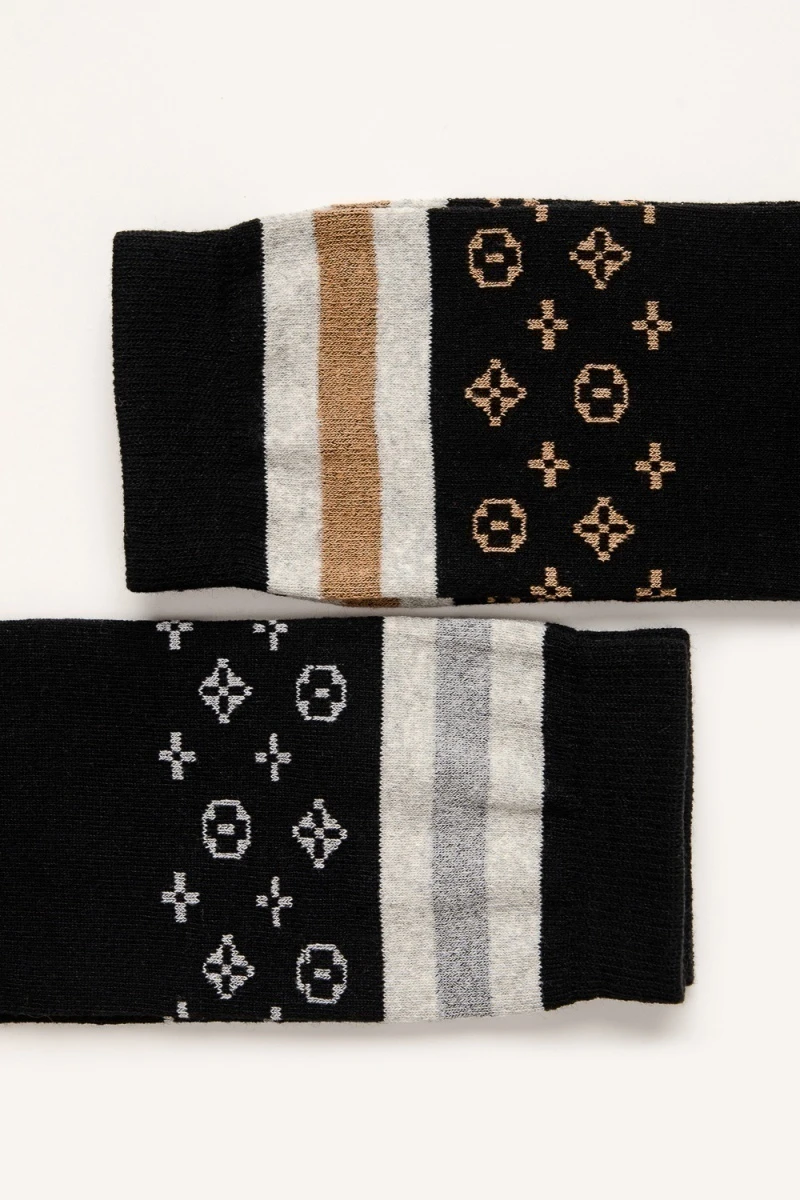 Гольфы Ирма (набор 2 пары) (черный)