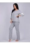 Пижама с брюками Джейн (серый)