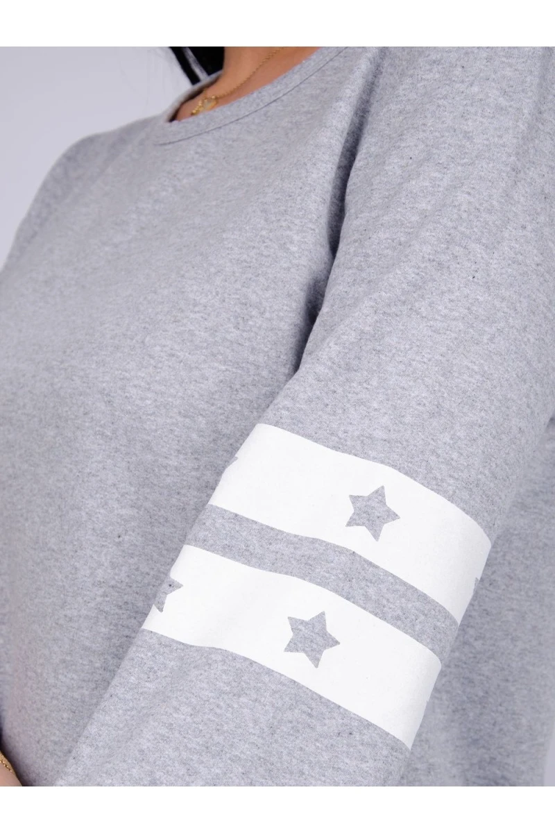 Пижама с брюками Джейн (серый)