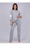 Пижама с брюками Джейн (серый)