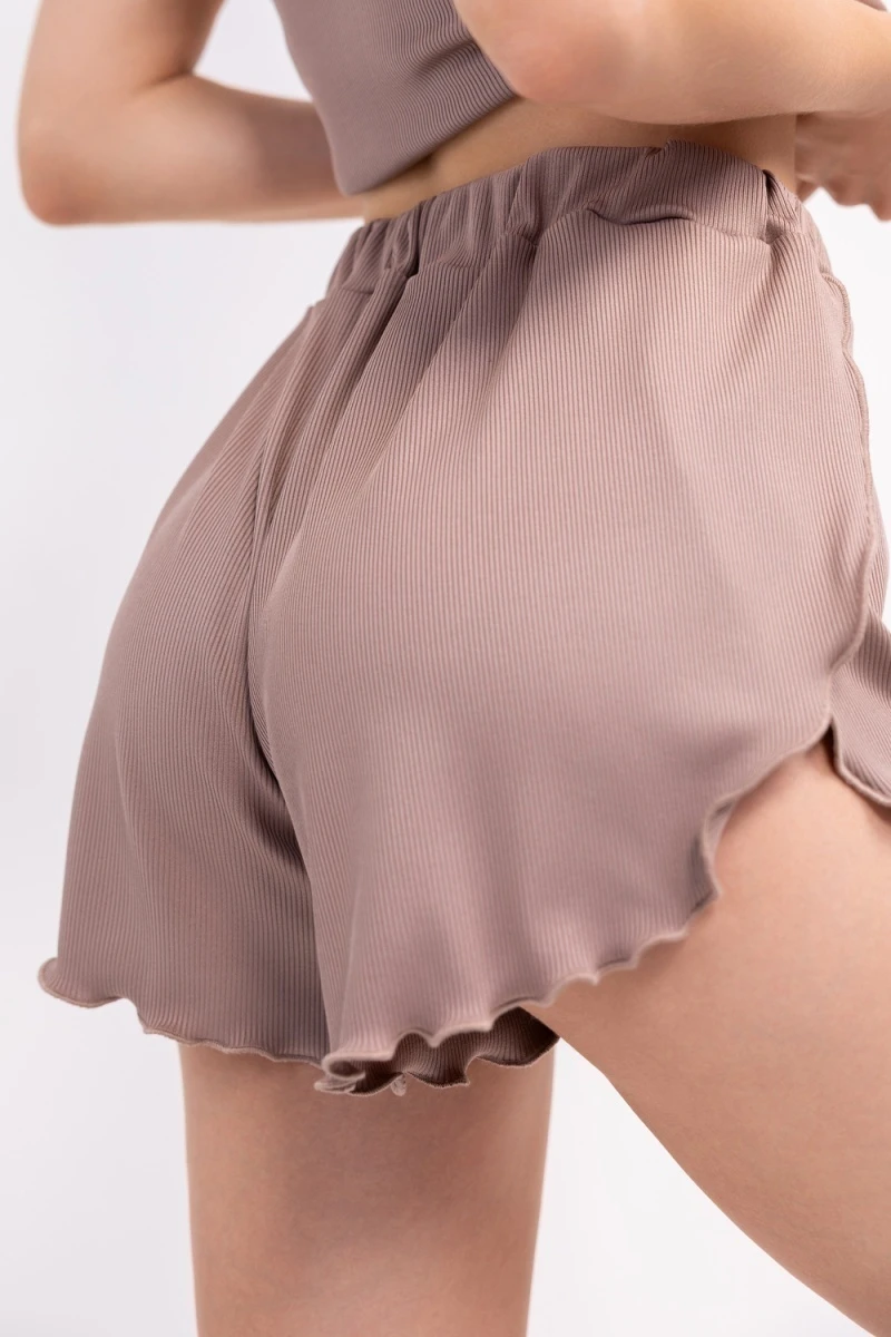 Пижама с шортами 85553 (какао)