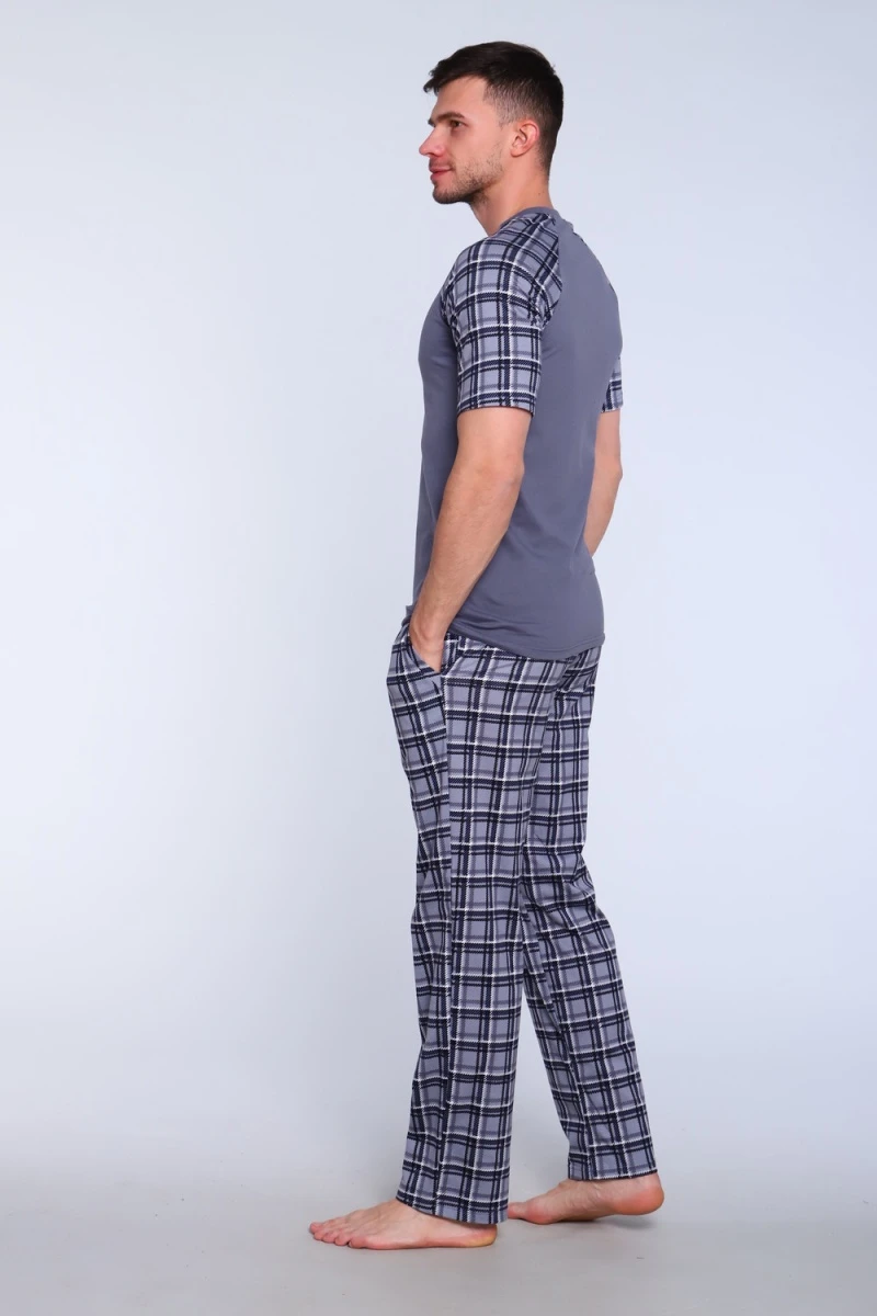 Костюм с брюками 062 (серый)