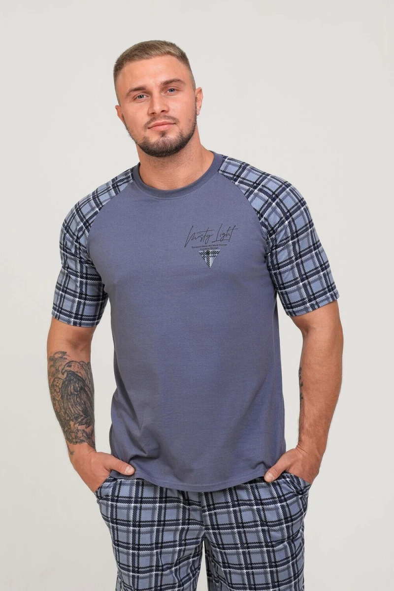 Костюм с шортами 063 (серый)