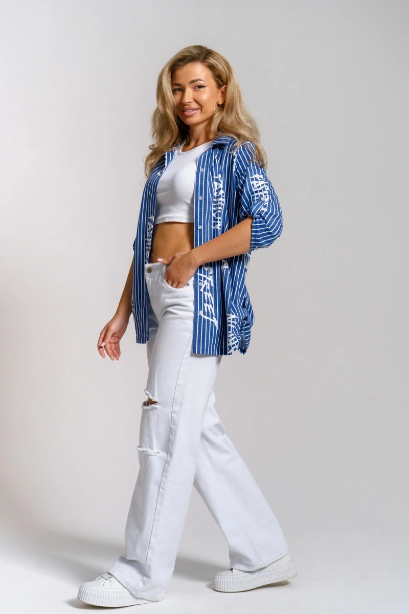 Рубашка 36967 (синий)