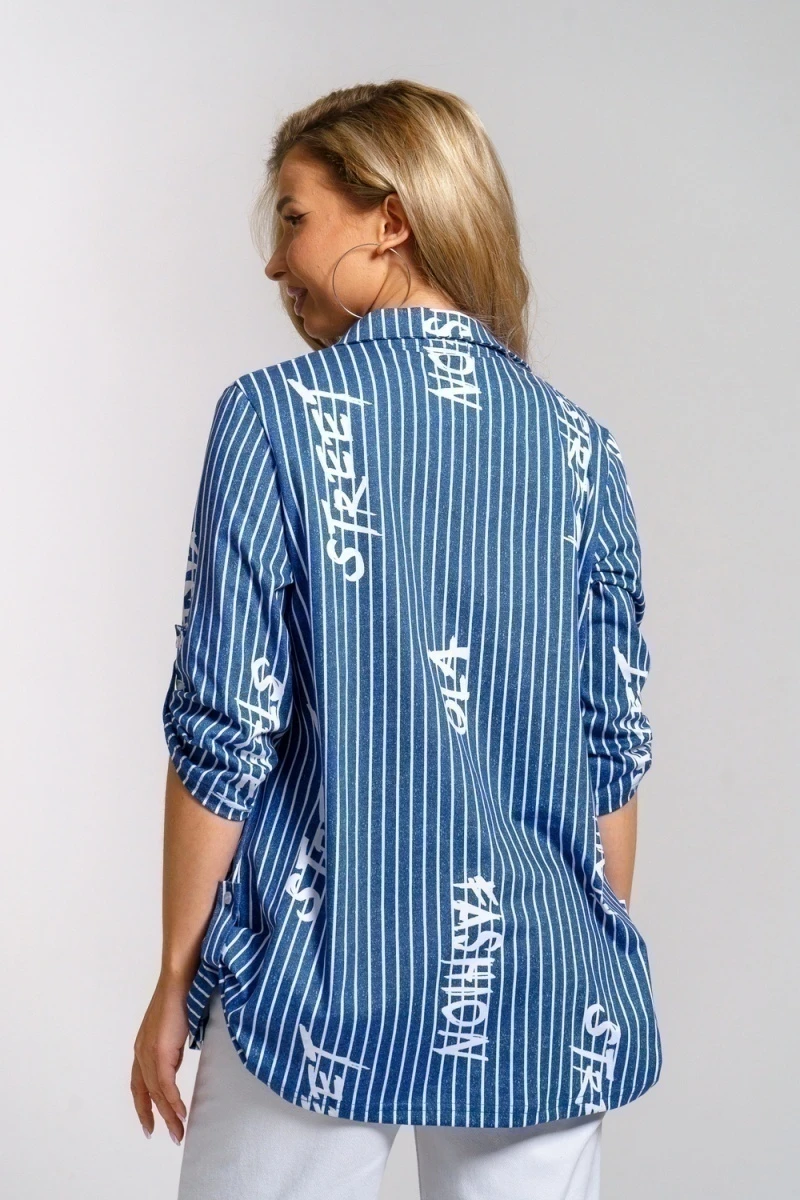 Рубашка 36967 (синий)