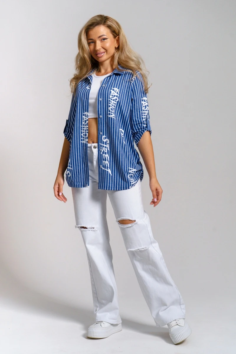 Рубашка 36967 (синий)