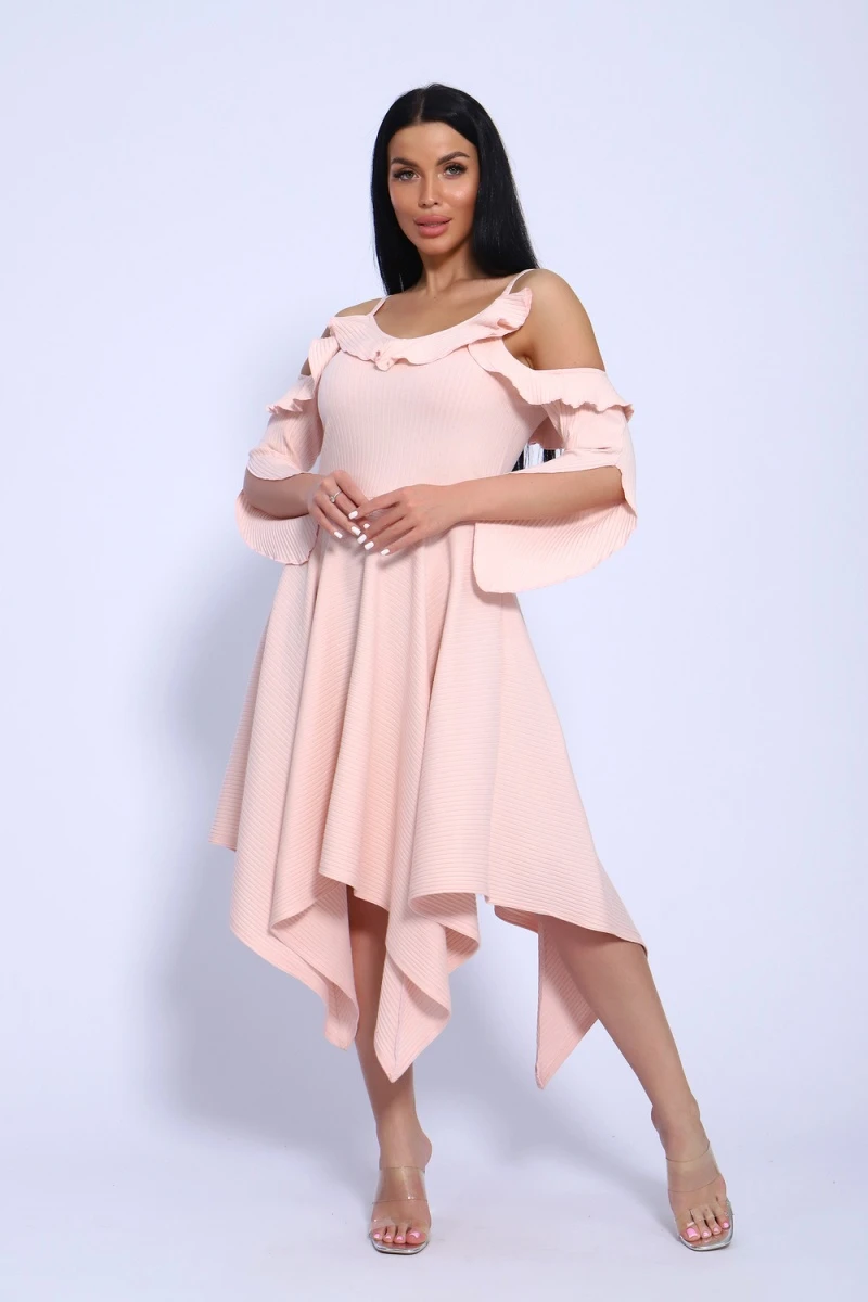Платье 39039 (пудровый)