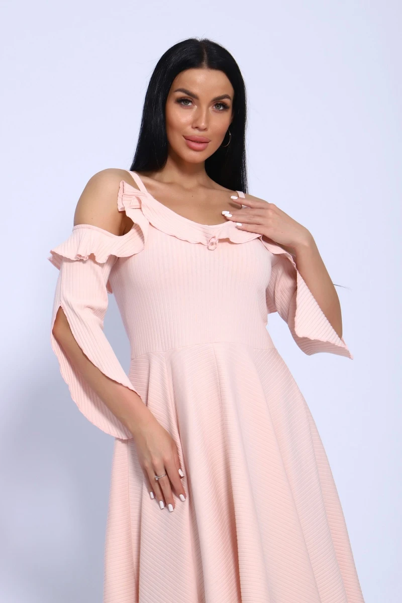 Платье 39039 (пудровый)