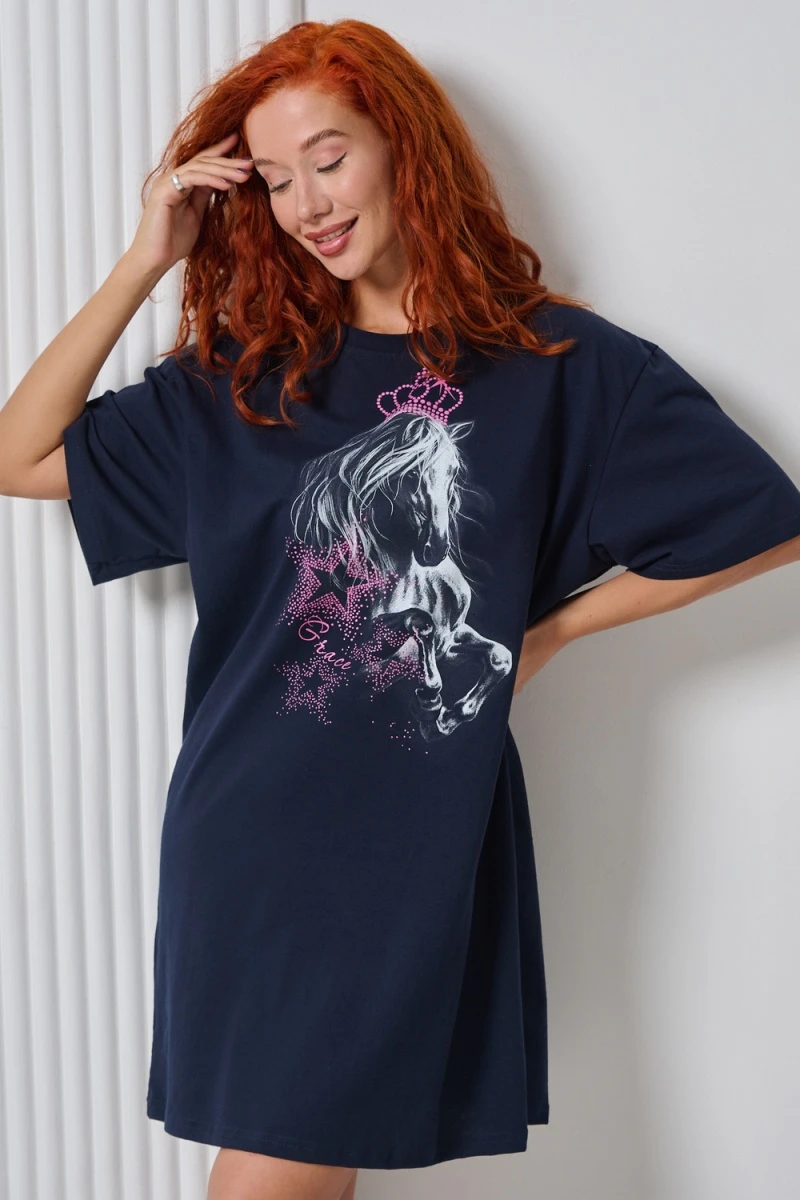 Туника 67186 (темно-синий)