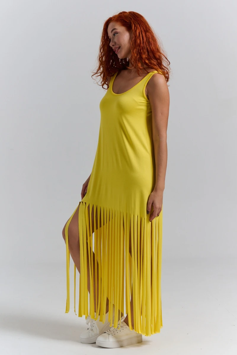 Платье 7488 (желтый яркий)