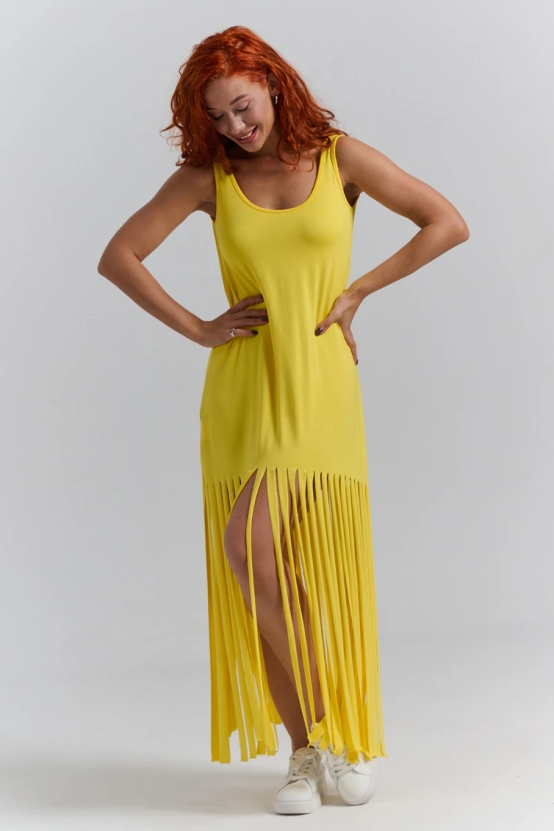 Платье 7488 (желтый яркий)