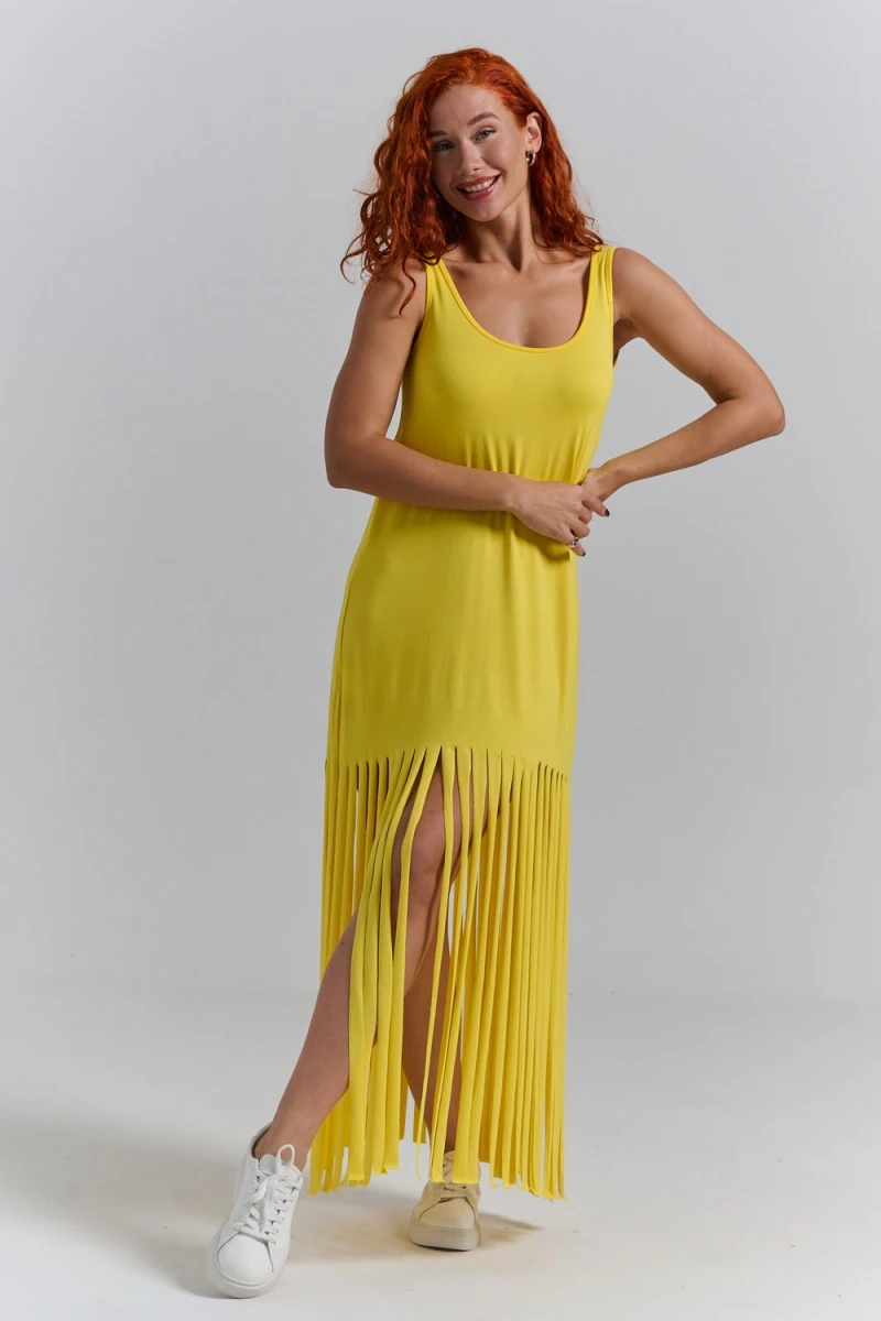 Платье 7488 (желтый яркий)