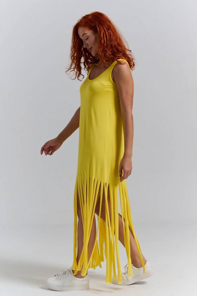 Платье 7488 (желтый яркий)