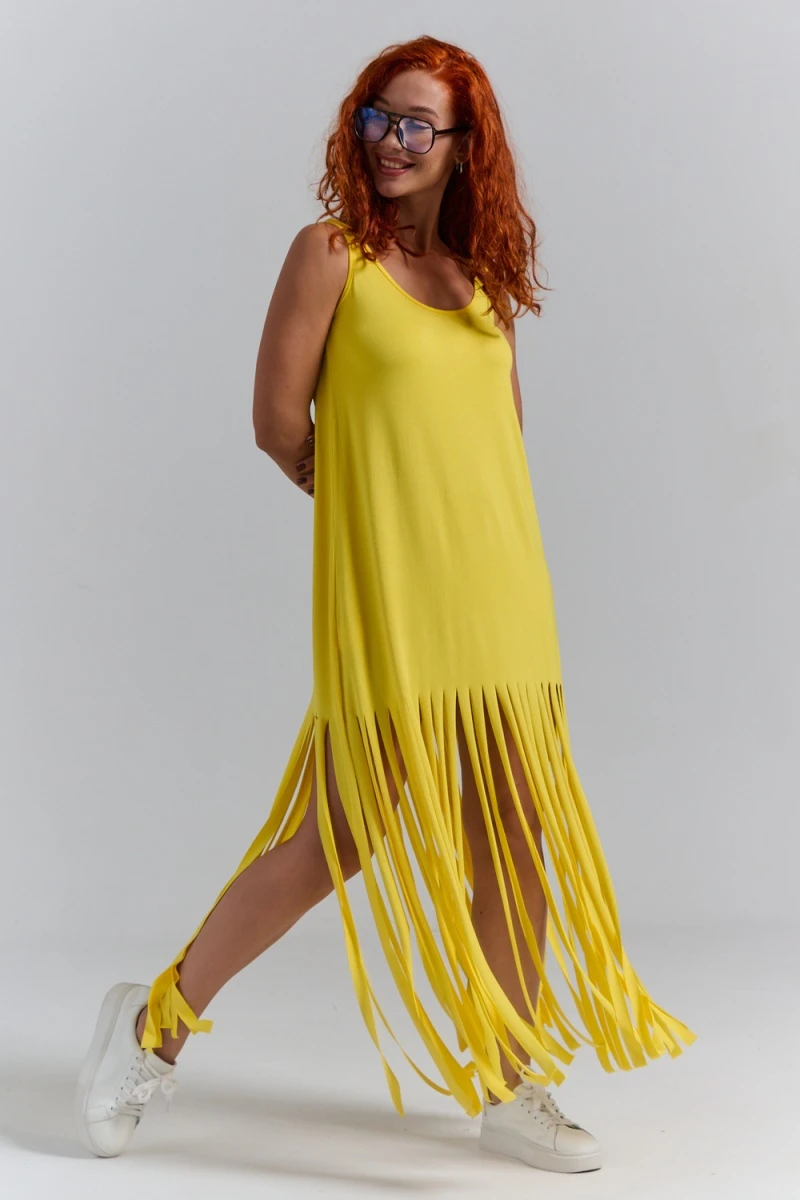 Платье 7488 (желтый яркий)