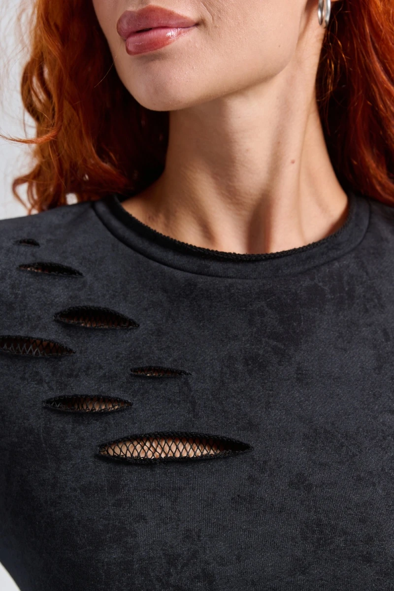 Платье 67184 (черный винтаж)