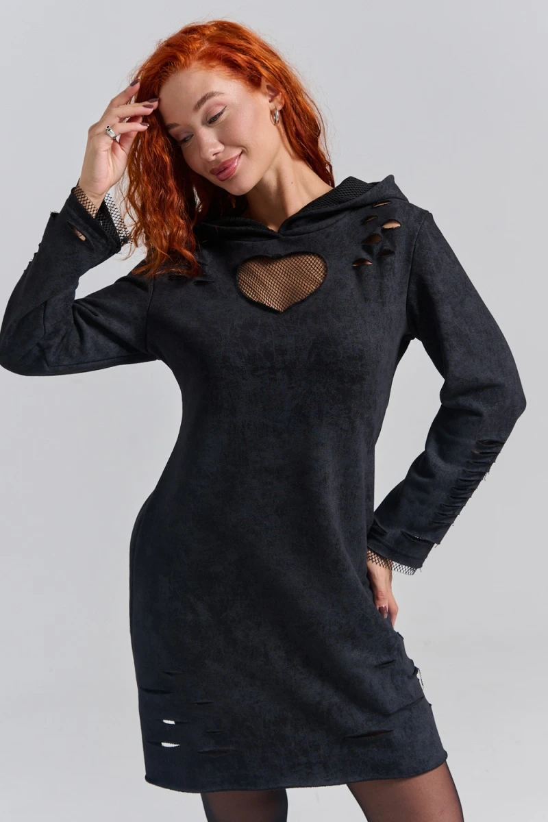 Платье 67183 (черный винтаж)