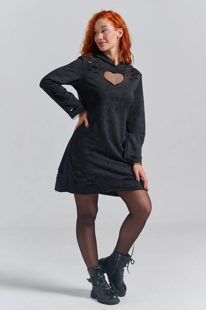 Платье 67183 (черный винтаж)