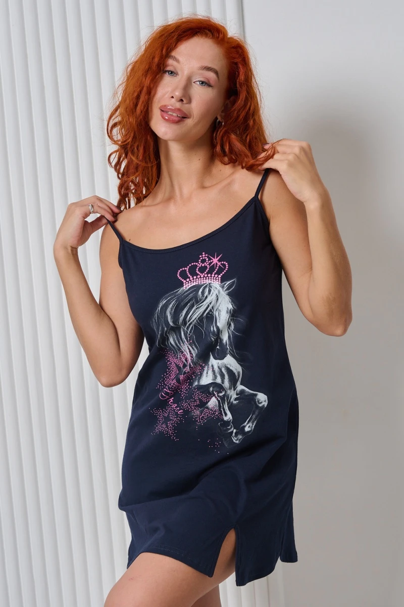 Сорочка 67185 (темно-синий)