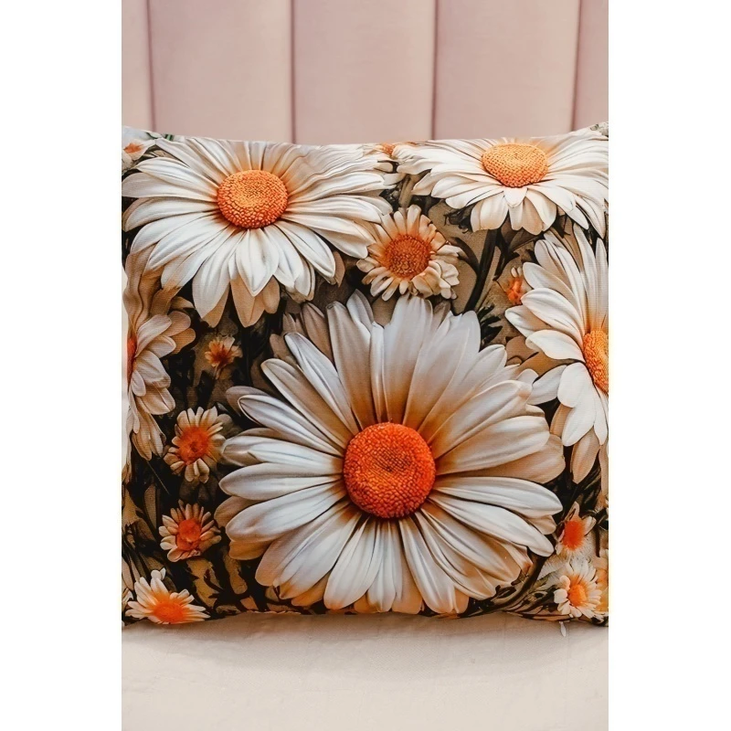 Наволочка декоративная декоративная 1 шт 3D эффект (черный)