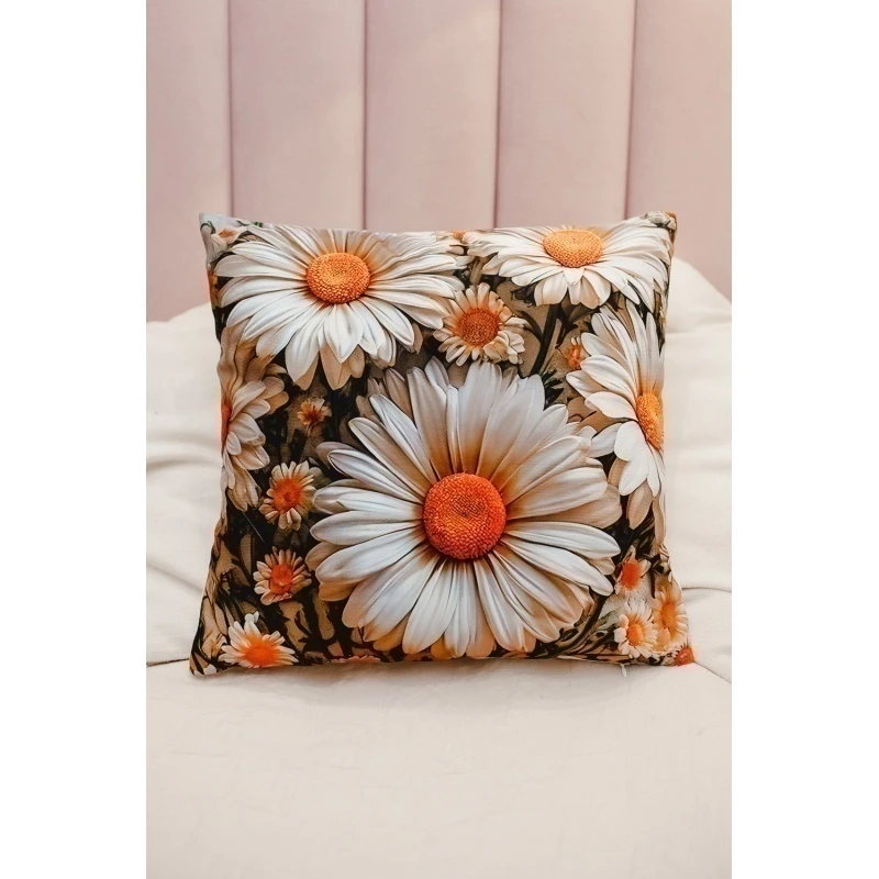 Наволочка декоративная декоративная 1 шт 3D эффект (черный)