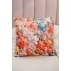 Наволочка декоративная декоративная 1 шт 3D эффект (цветные цветы)