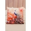 Наволочка декоративная декоративная 3 шт Павлины 3D (розовый)
