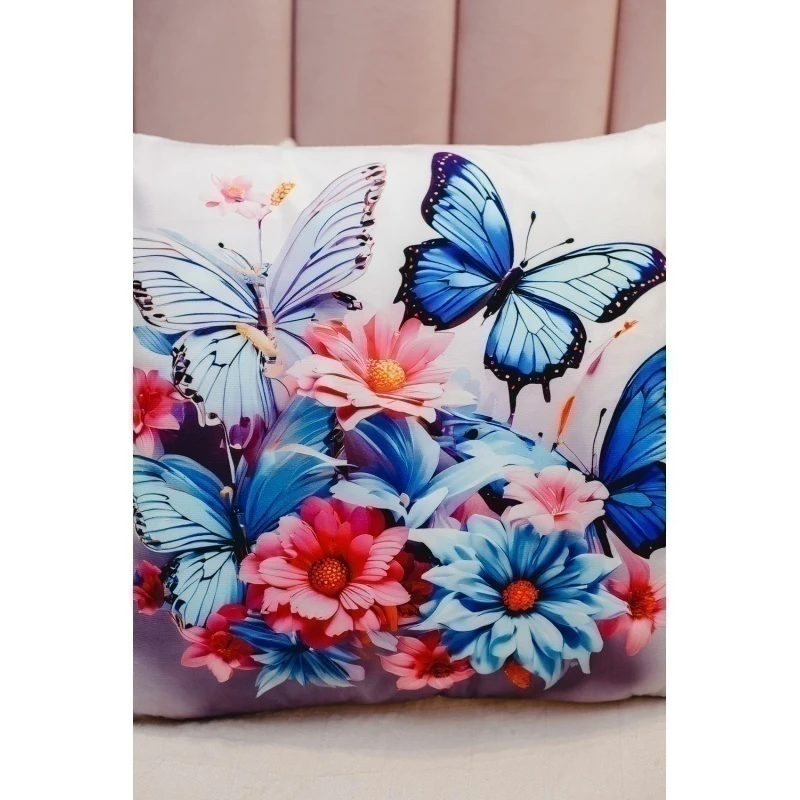 Наволочка декоративная декоративная 2 шт 3D эффект (сиреневый)