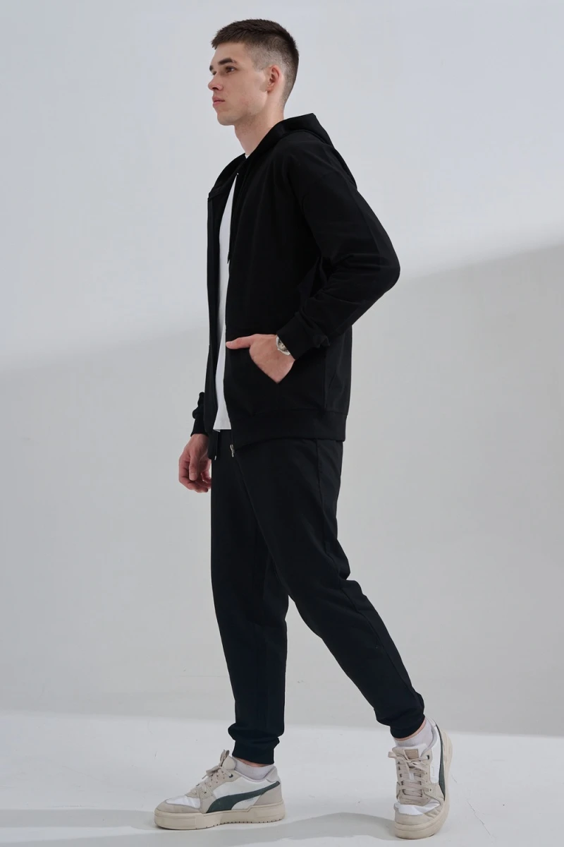 Костюм с брюками 14477 (черный)