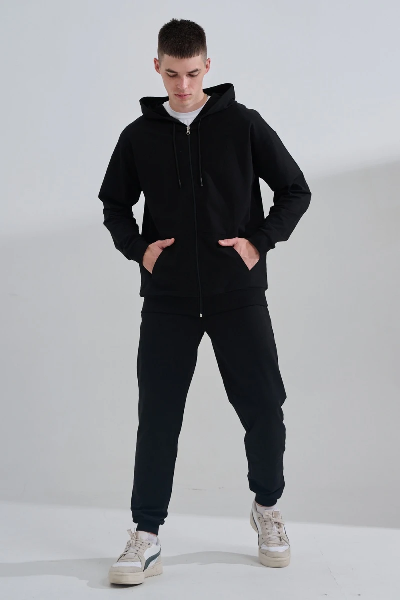 Костюм с брюками 14477 (черный)