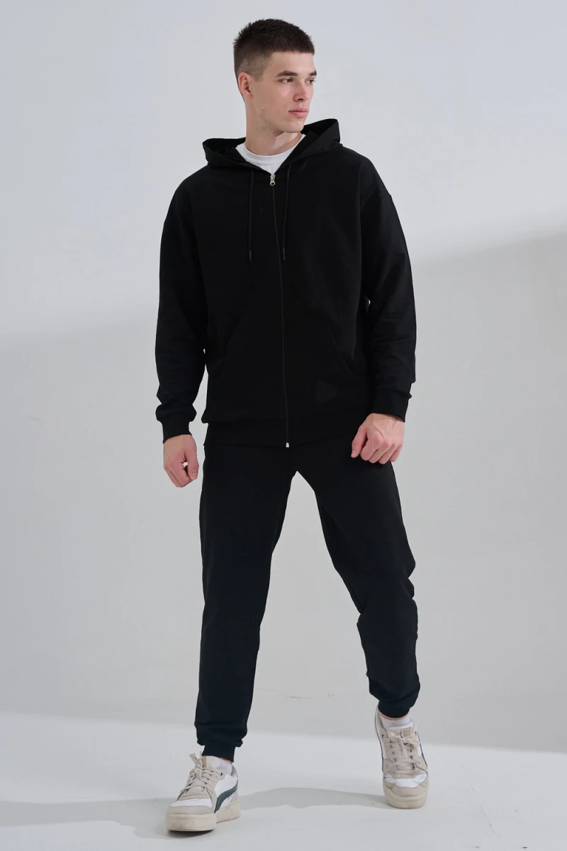 Костюм с брюками 14477 (черный)