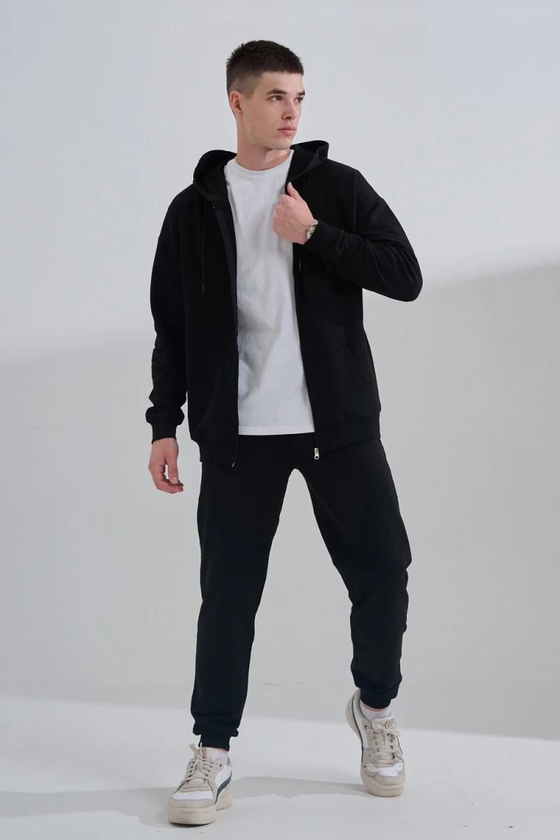 Костюм с брюками 14477 (черный)