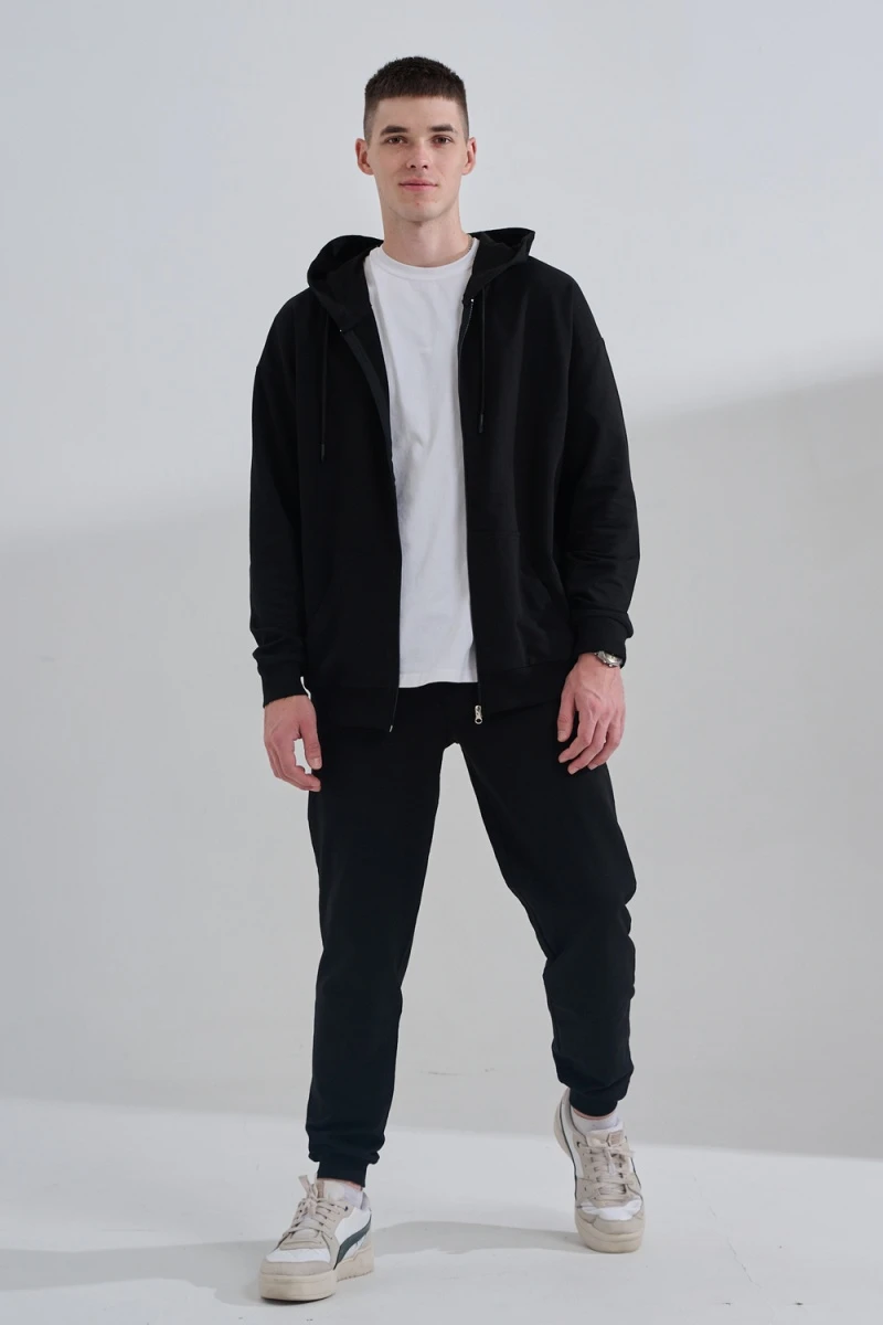 Костюм с брюками 14477 (черный)