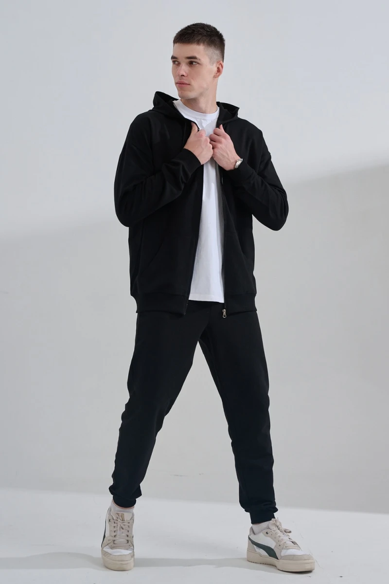 Костюм с брюками 14477 (черный)