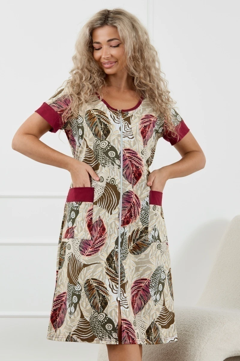 Халат 36978 (бордо)