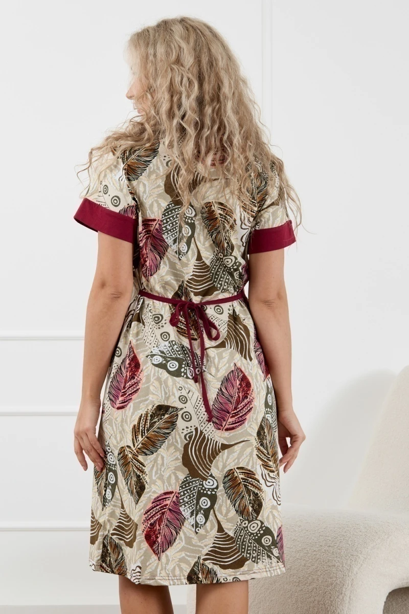 Халат 36978 (бордо)