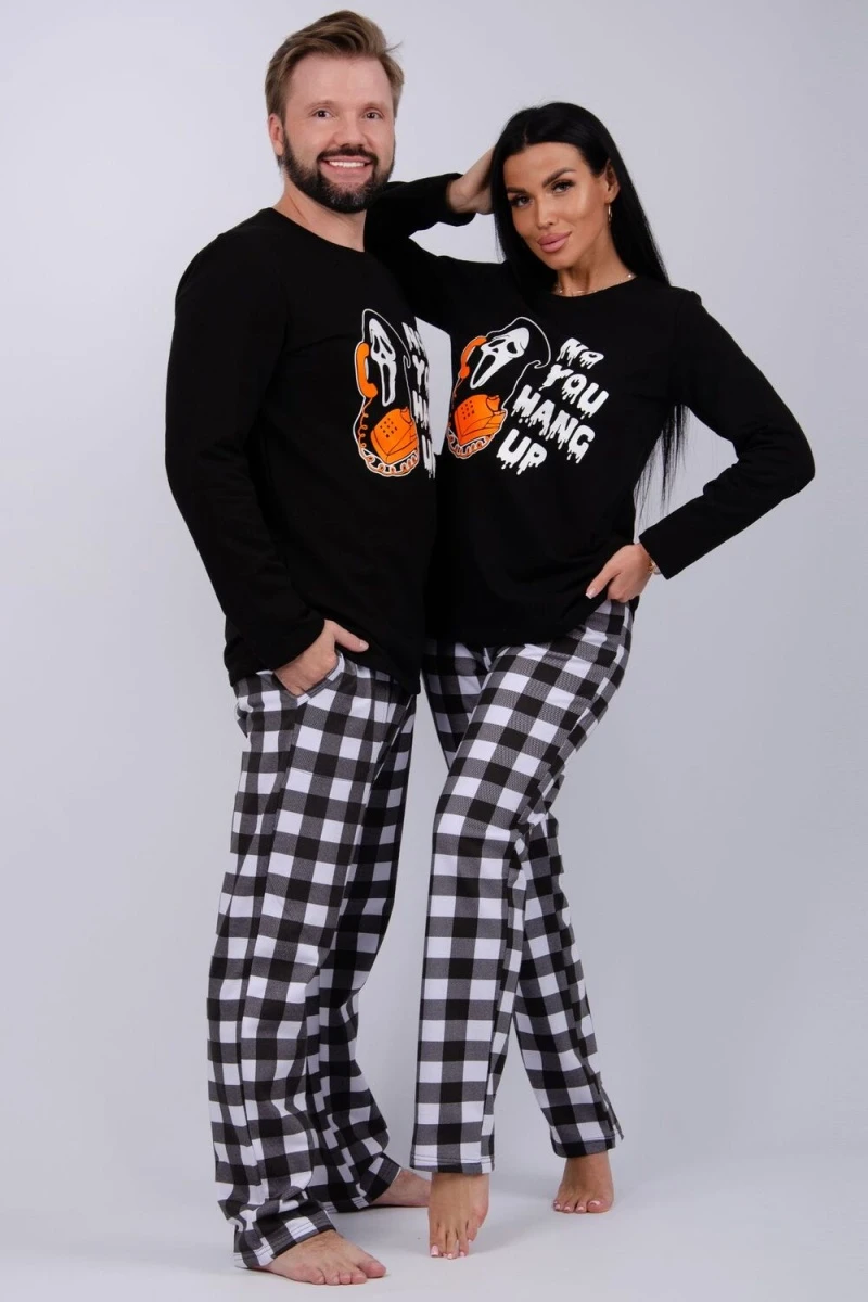 Пижама с брюками Ужастики 2 (черный)