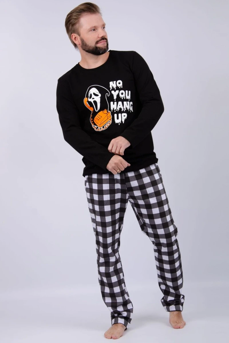 Пижама с брюками Ужастики 2 (черный)