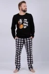 Пижама с брюками Ужастики 2 (черный)
