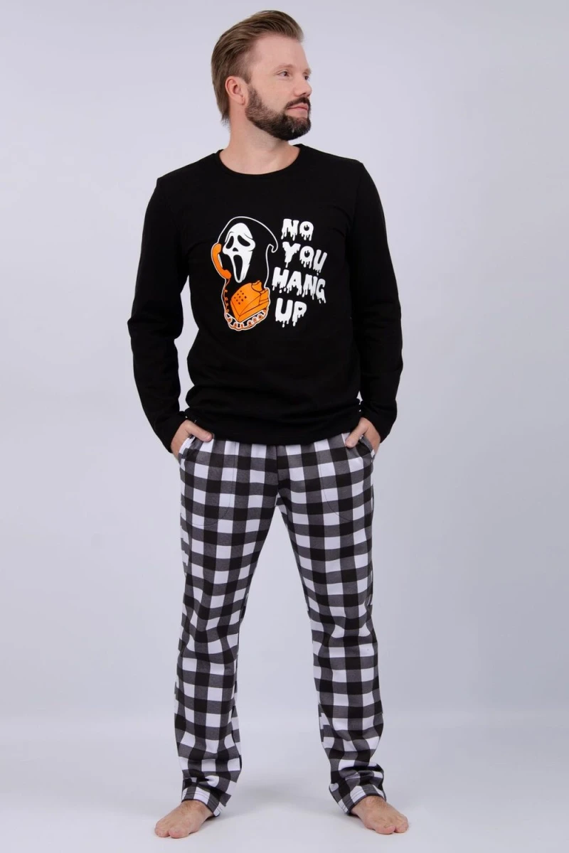 Пижама с брюками Ужастики 2 (черный)