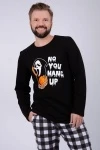 Пижама с брюками Ужастики 2 (черный)