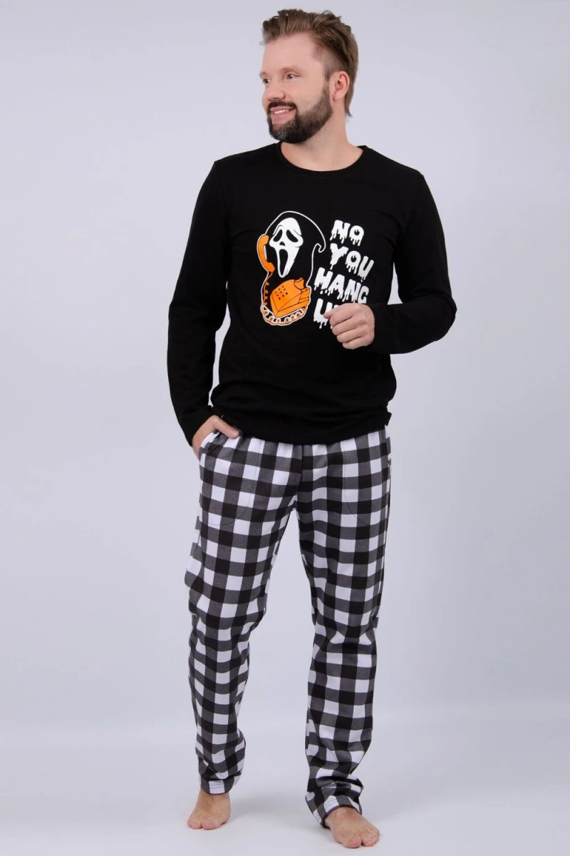 Пижама с брюками Ужастики 2 (черный)