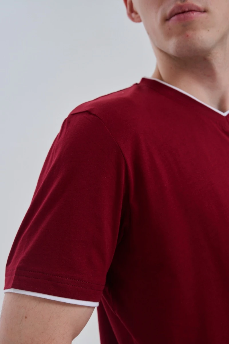 Футболка 14490 (бордо)