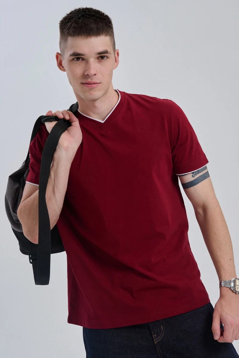 Футболка 14490 (бордо)