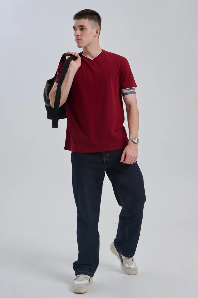 Футболка 14490 (бордо)