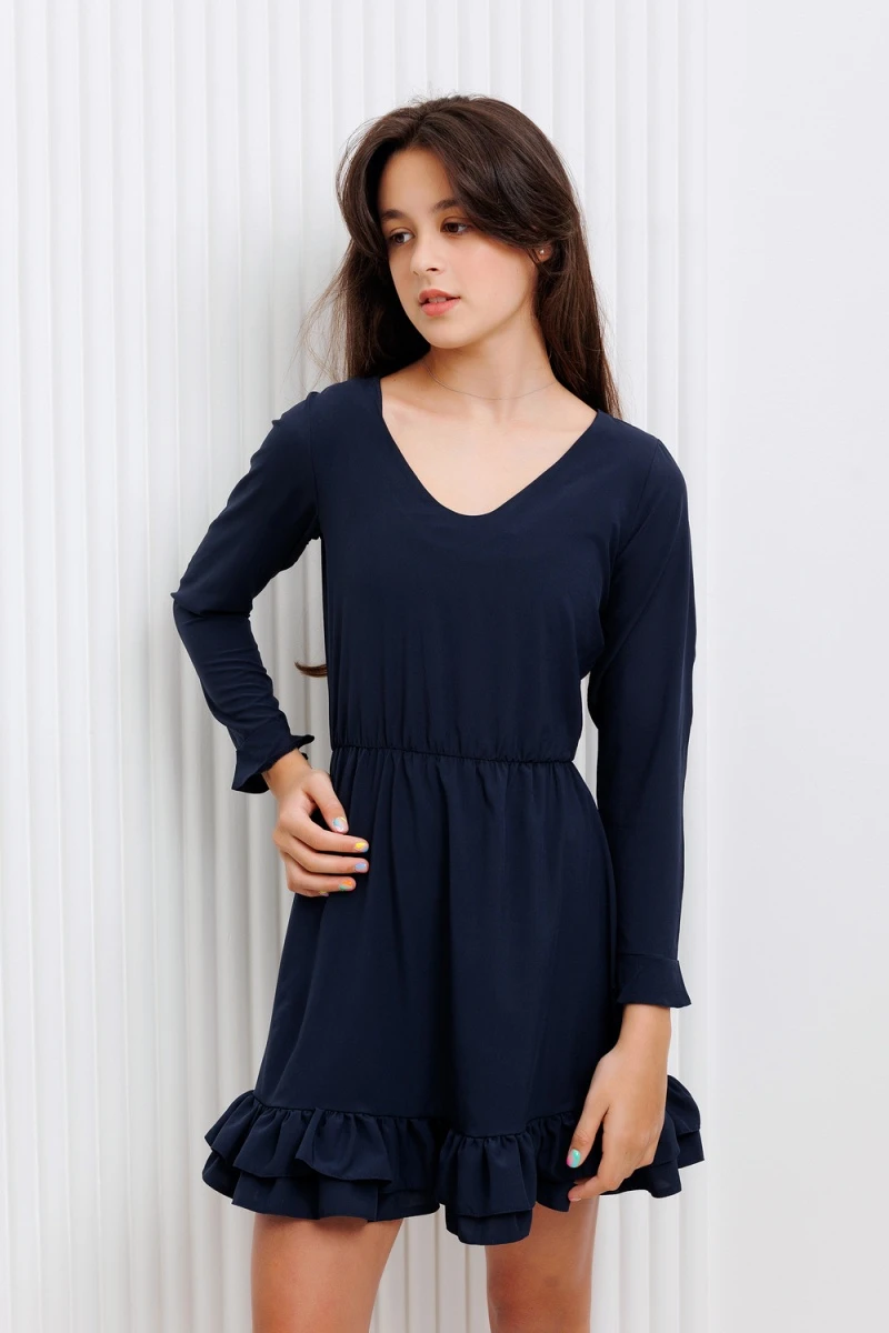 Платье 145 (темно-синий)