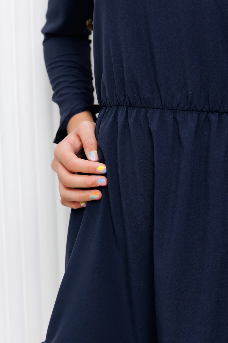 Платье 145 (темно-синий)