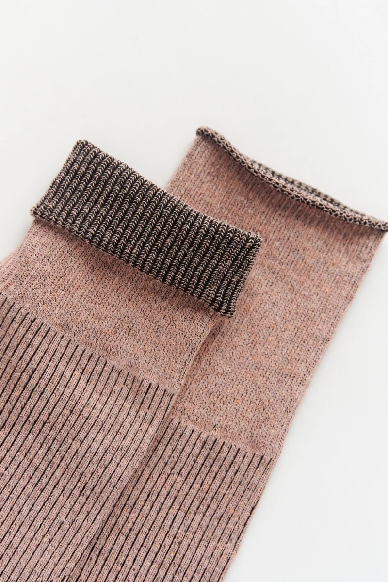 Гольфы Ретро (набор 2 пары) (пудра)