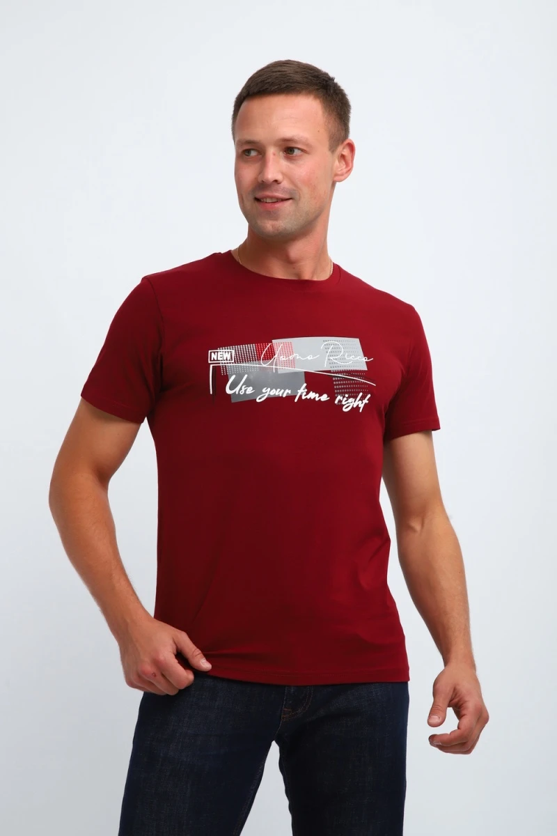 Футболка 058 (бордовый)