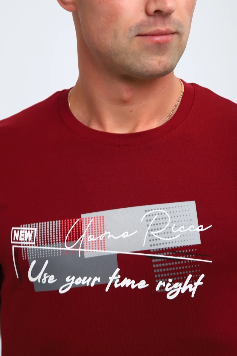 Футболка 058 (бордовый)